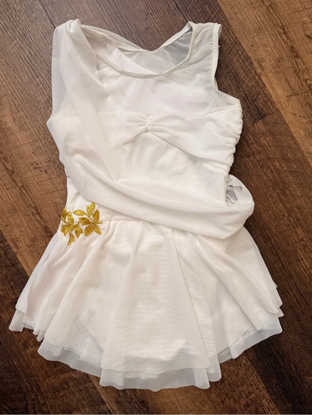 White and Gold Kids Greek Goddess Costume - Kids Costumes